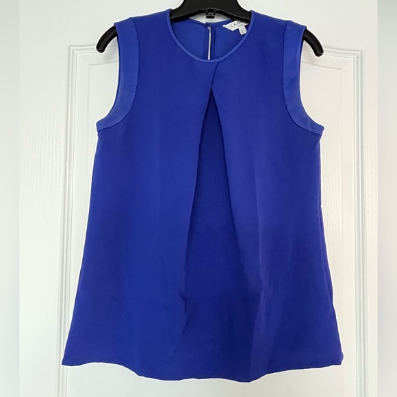 Cobalt blue L. K. Bennett London sleeveless blouse - Picture 1 of 3